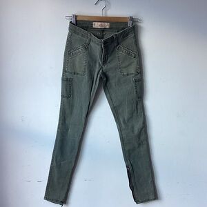 Hollister Dark Green Super Skinny Jeans